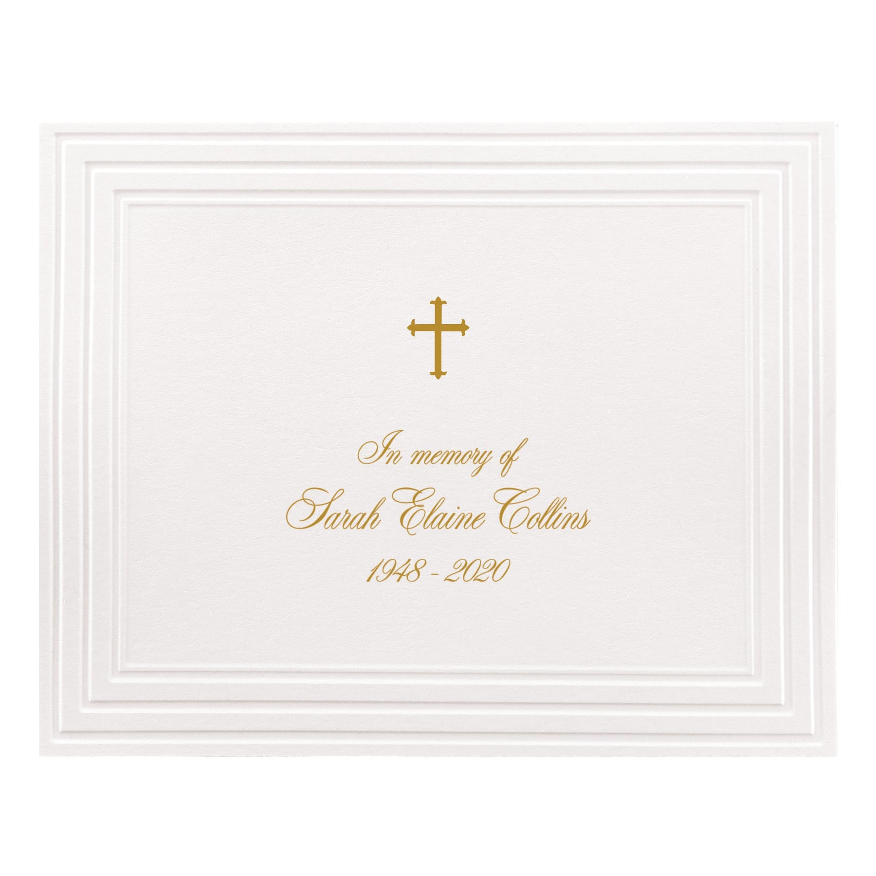 Bereavement Notes — Acknowledge Kindness Shown with Elegant Ease