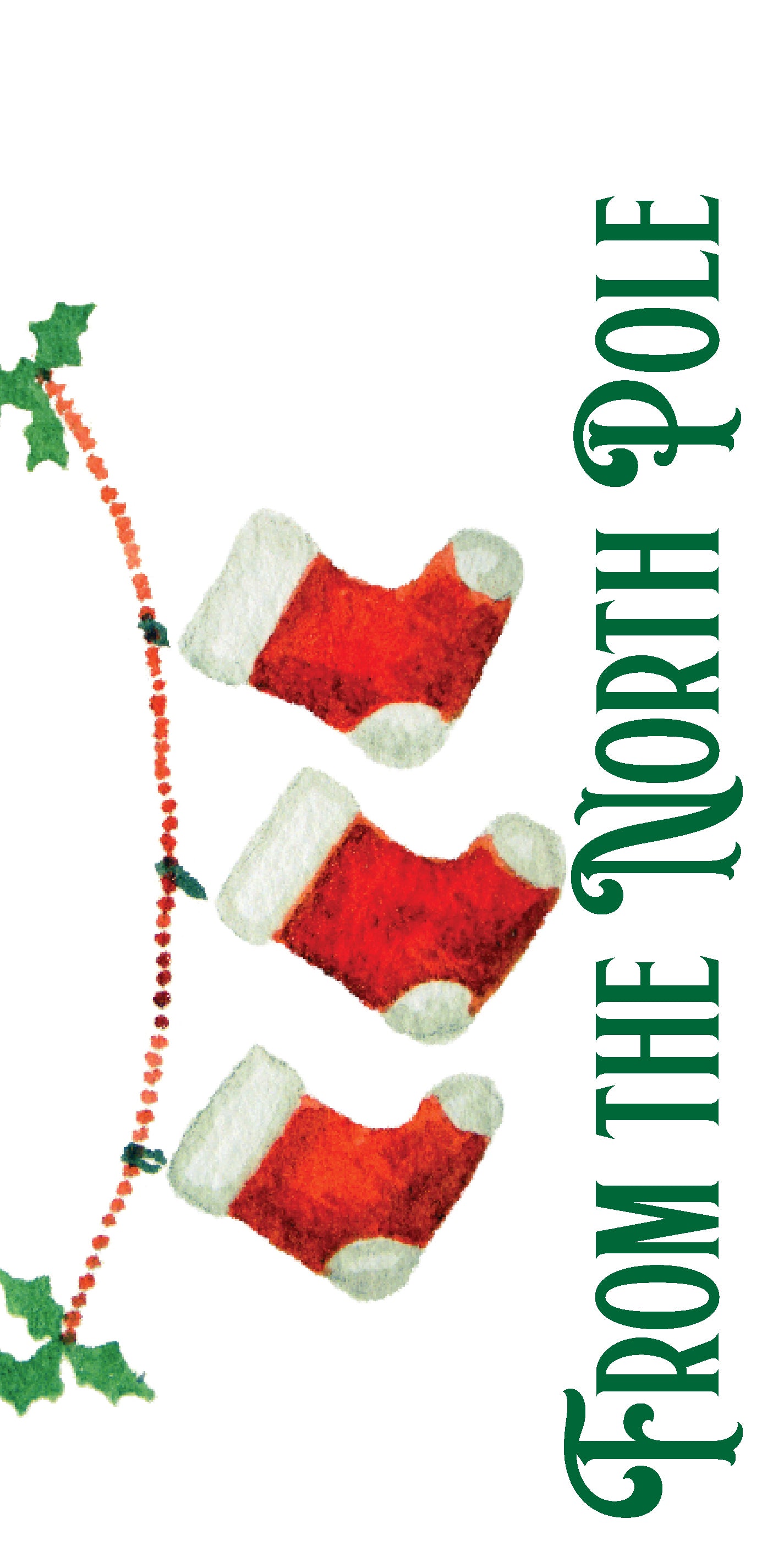 North Pole Gift Tags - Set of 24