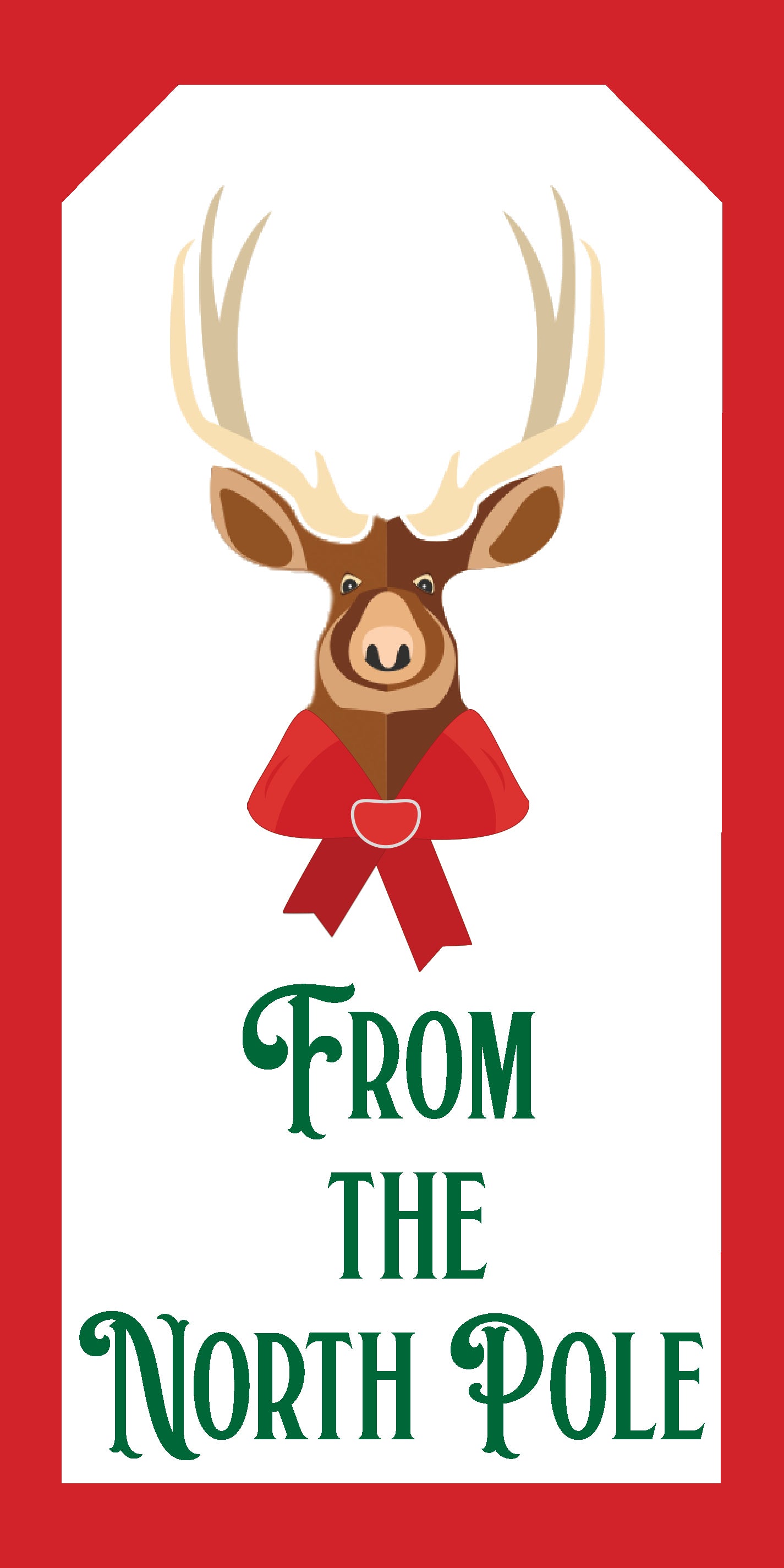 North Pole Gift Tags - Set of 24