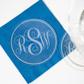 Hampton Monogram Acrylic Coasters Set of Four
