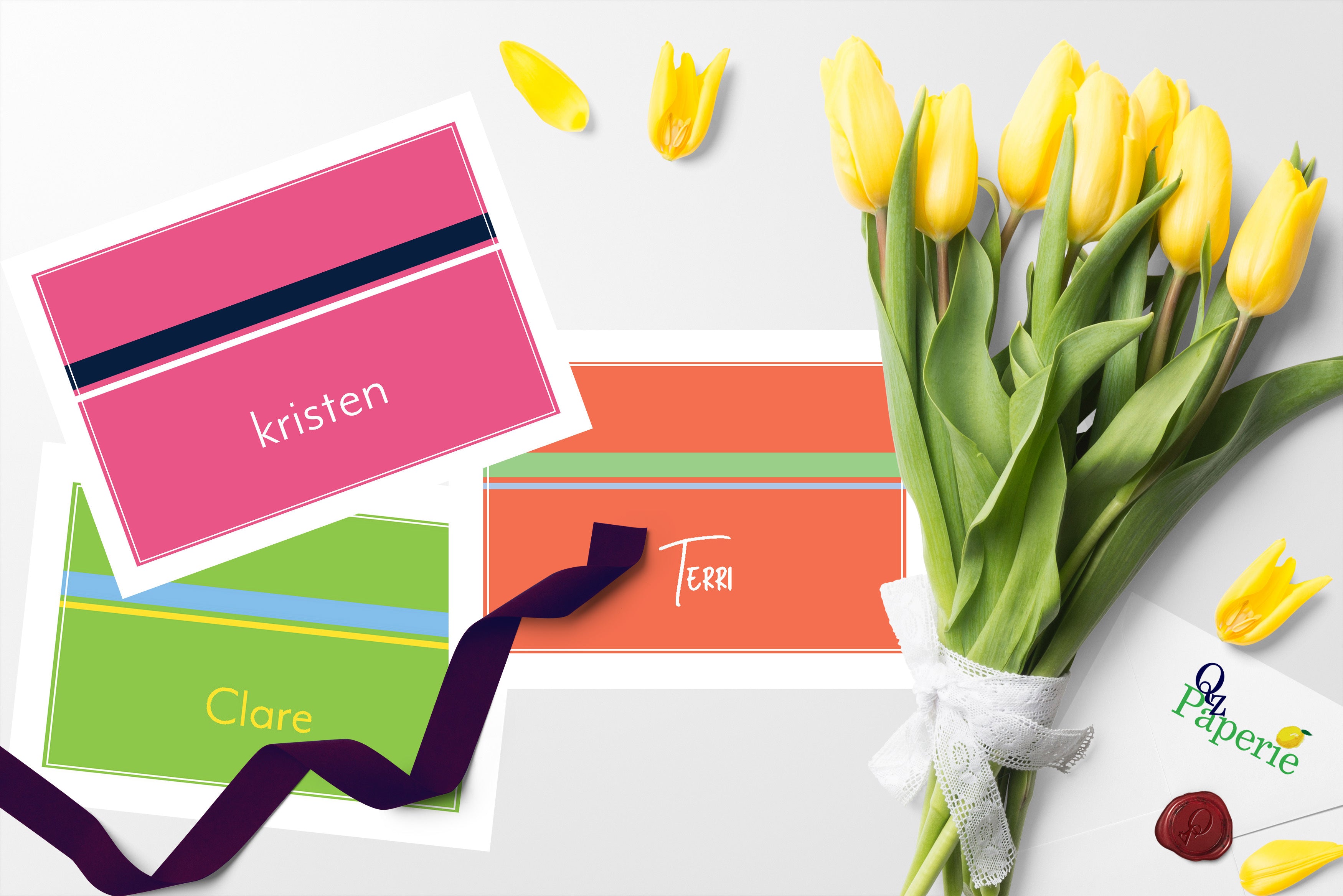 Color Blocks | Folded Note