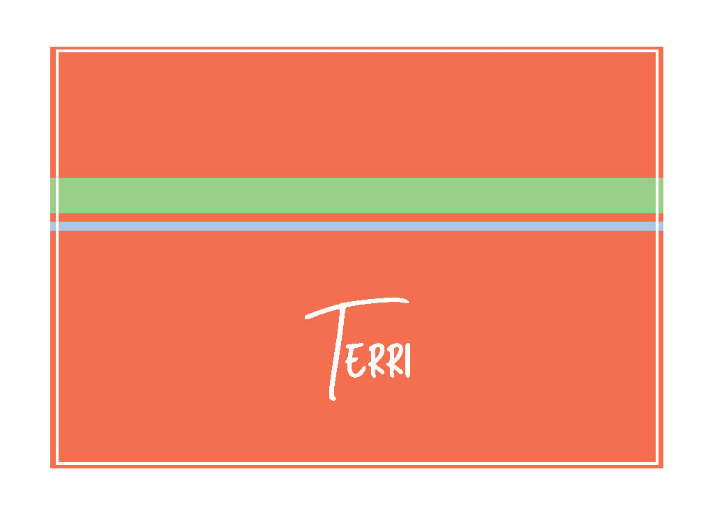 Color Blocks | Folded Note