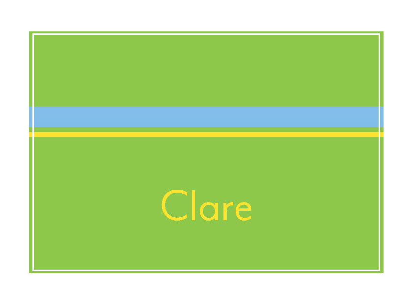 Color Blocks | Folded Note