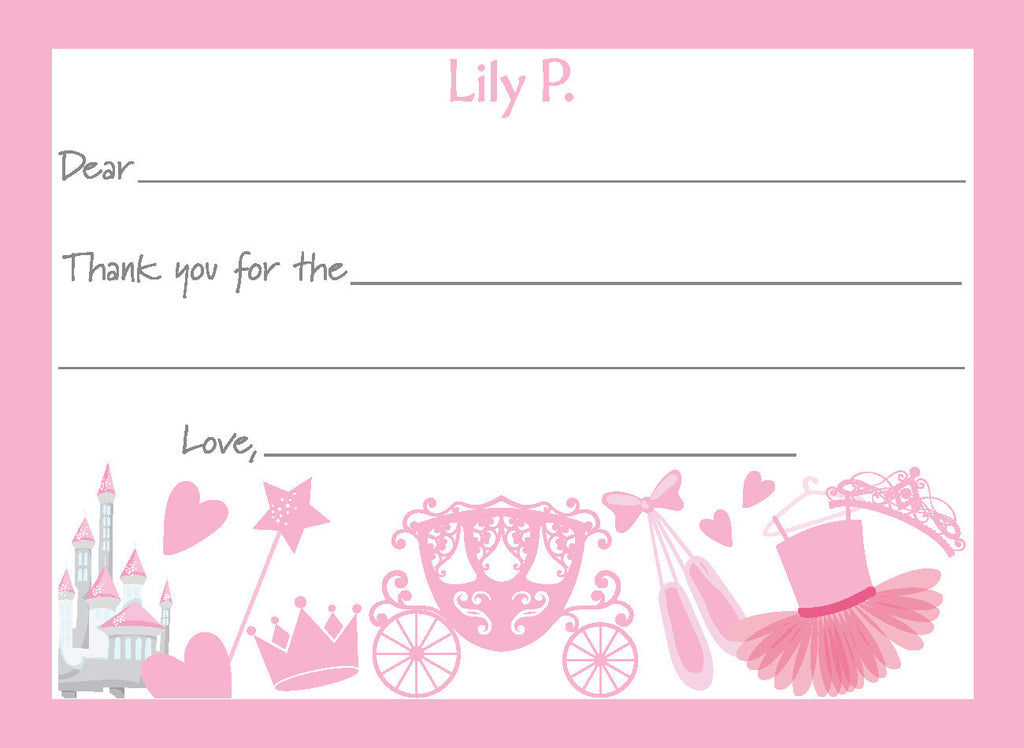 Custom Princess A6 Fill-in Flat Notes