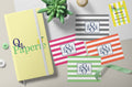 Nautical Stripes A2 Folded Note