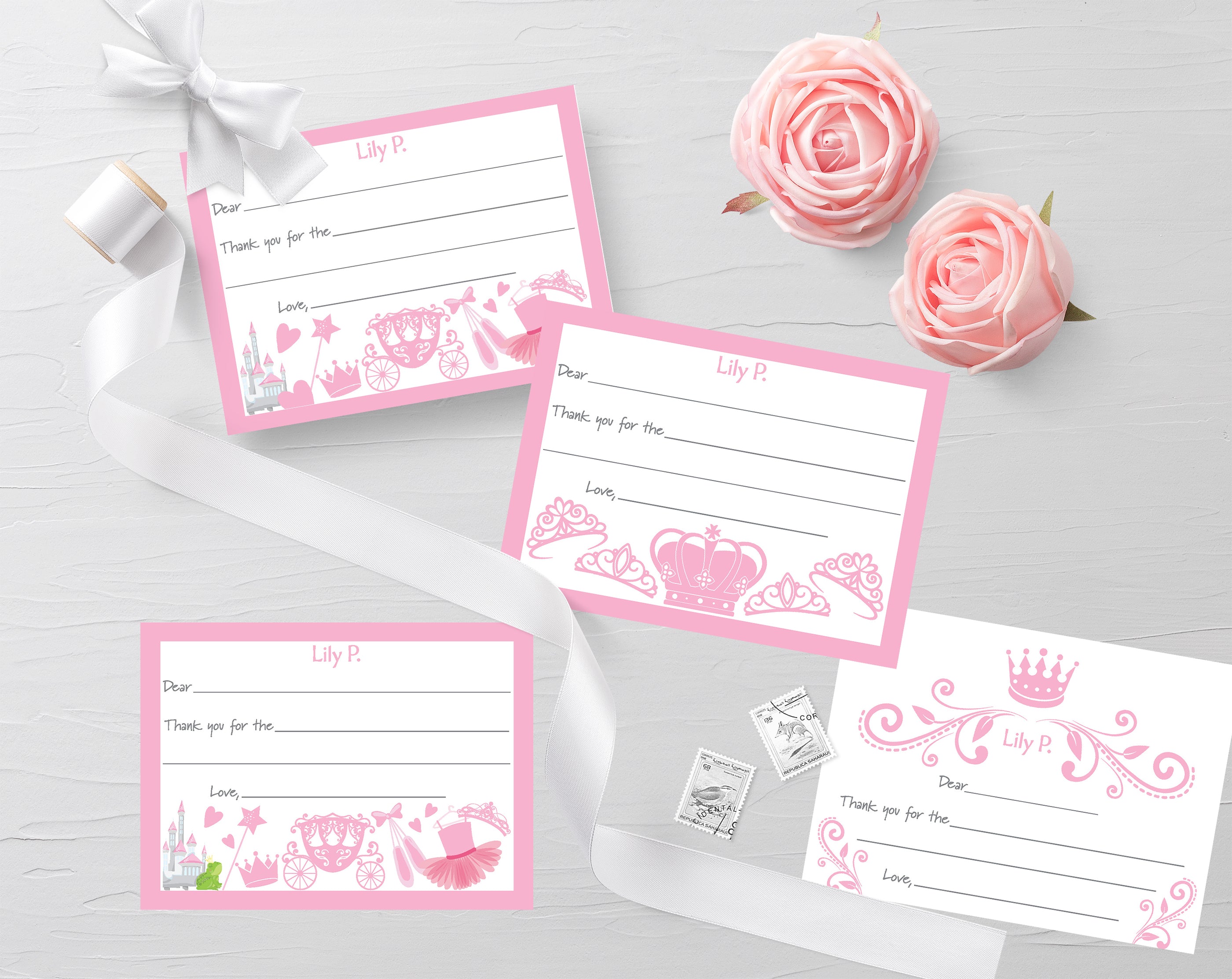 Custom Princess A6 Fill-in Flat Notes