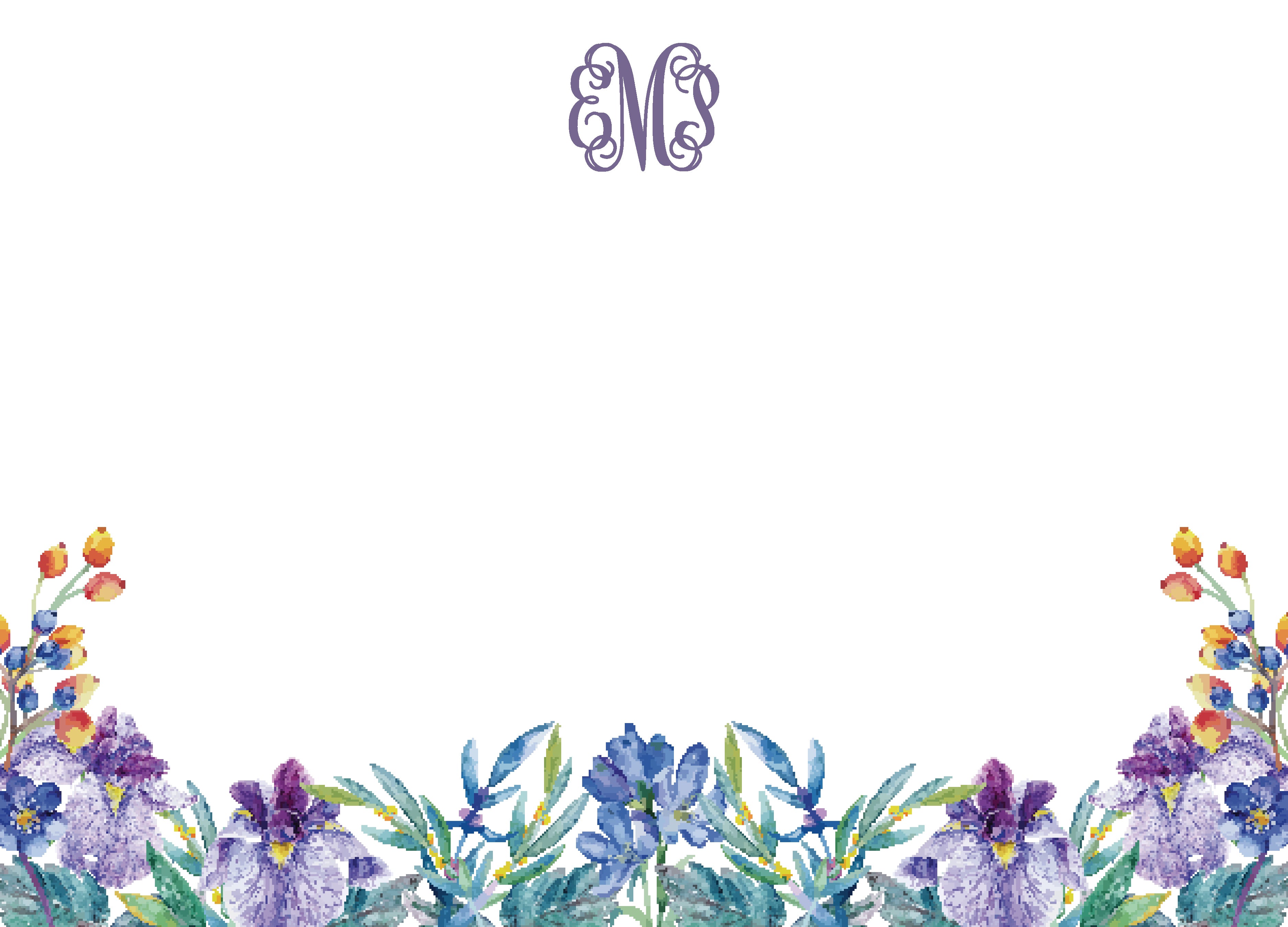 The Floral Bottom A2 Flat Note