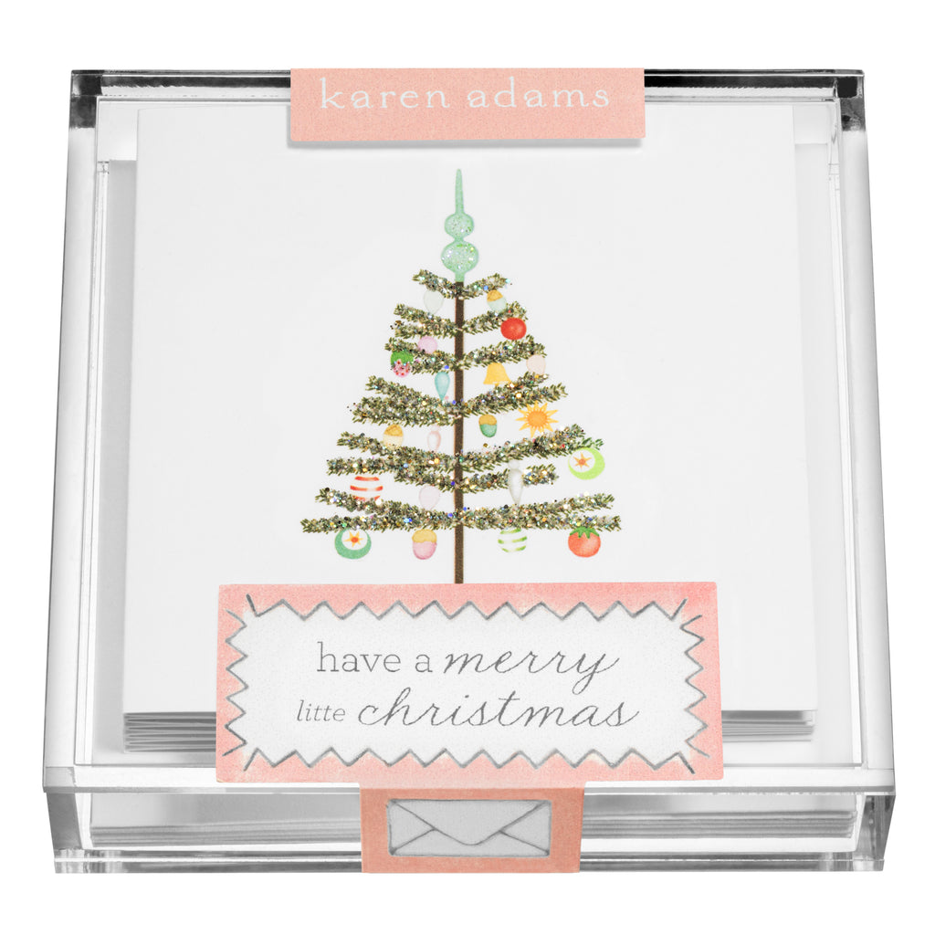 Christmas Tree Gift Enclosures in Acrylic Box