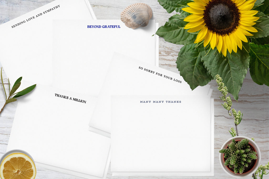 So Grateful For You | Letterpress Boxed Note Sets