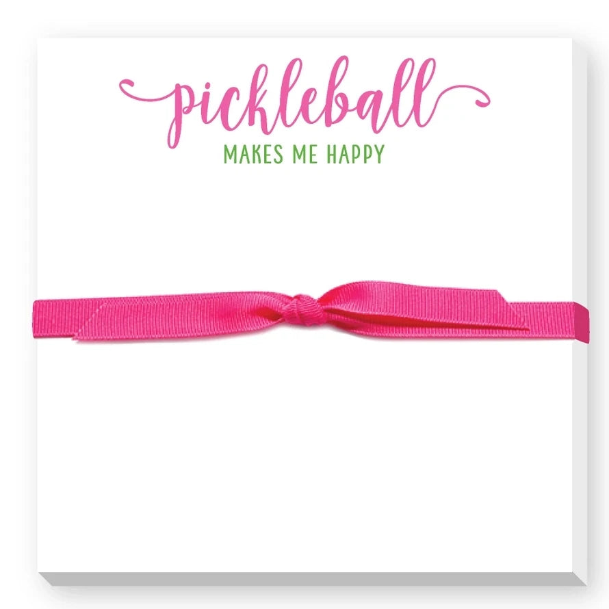 Pickleball Makes Me Happy Doodle Notepad