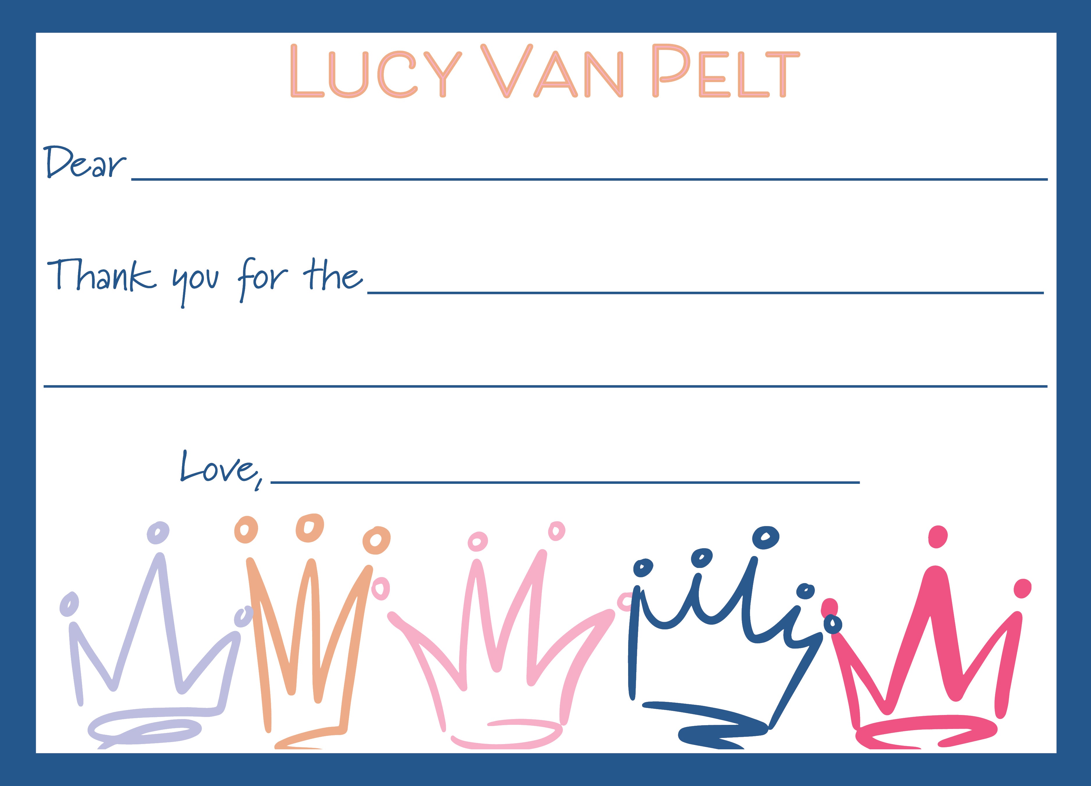 Snarky Princess Crown | Flat Note
