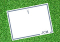 Golf Tee Flat Note A6