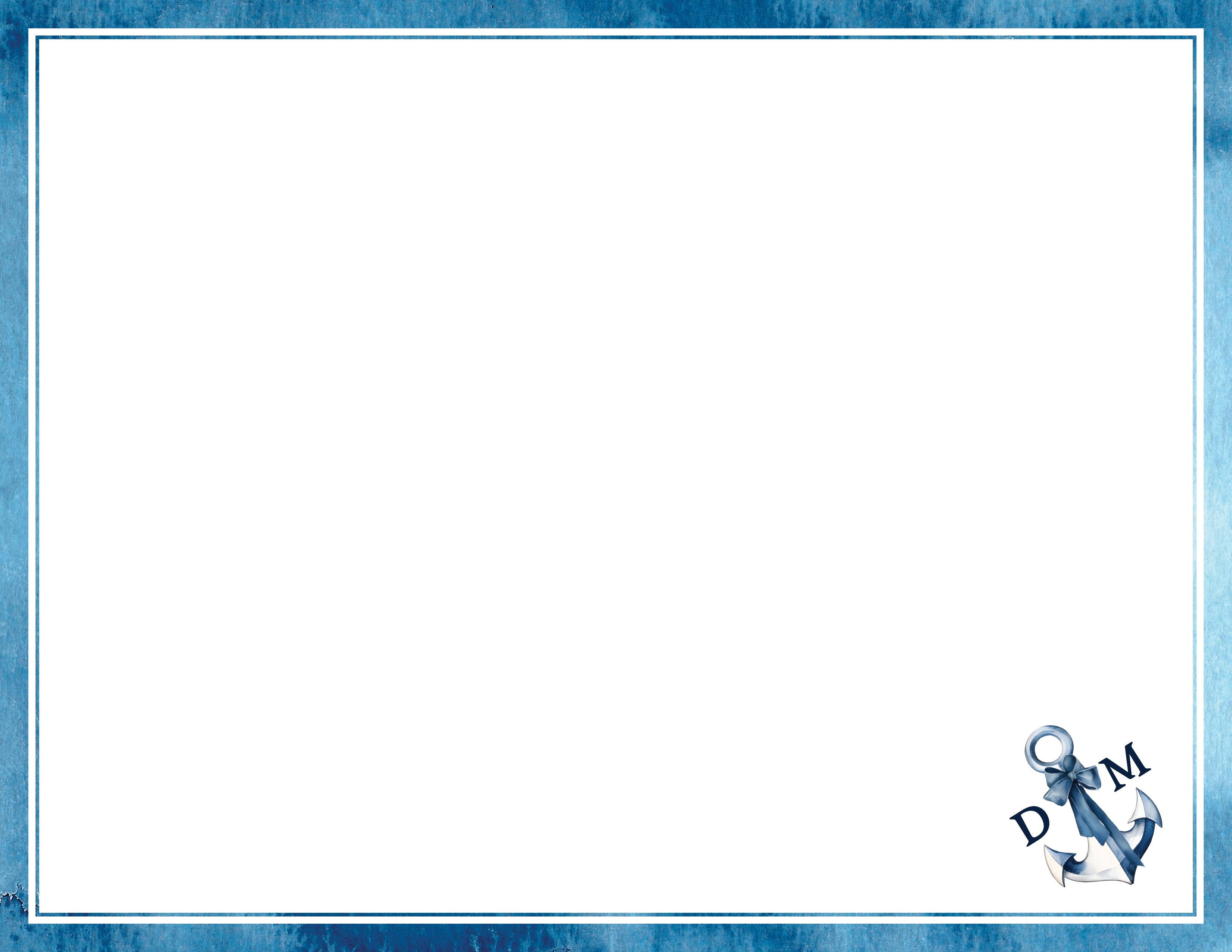 Nautical Couple A2 Flat Note