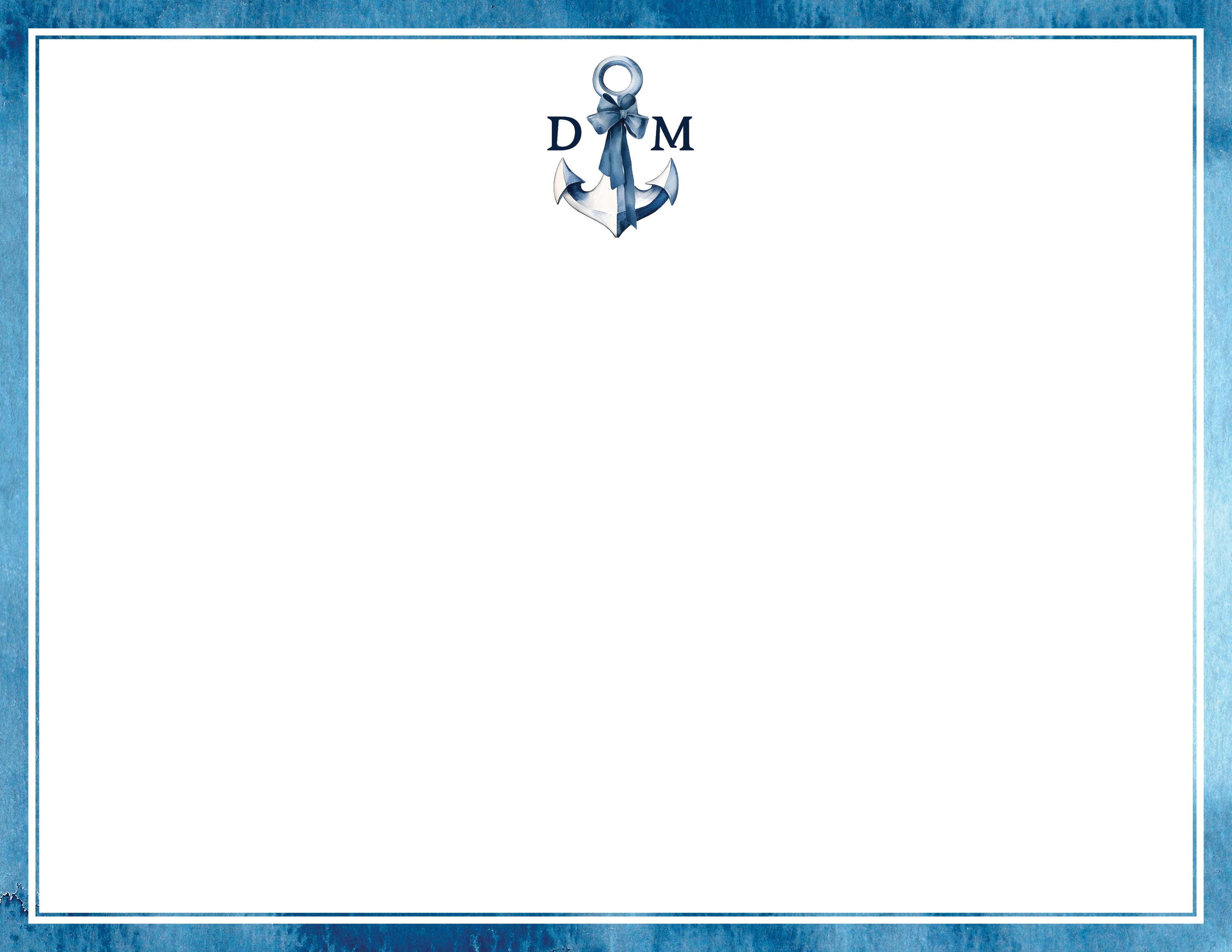 Nautical Couple A2 Flat Note