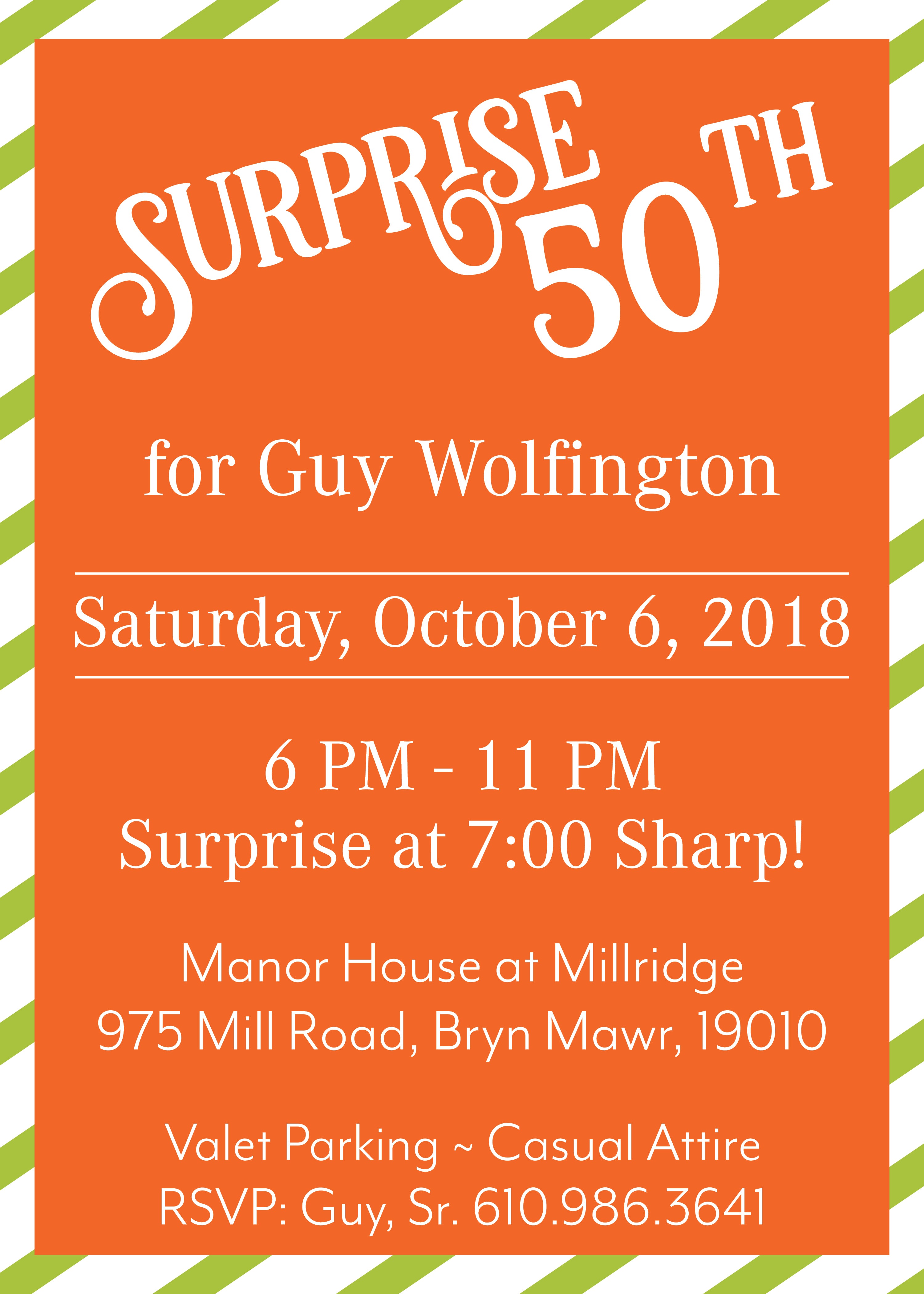 Custom A7 Invitation