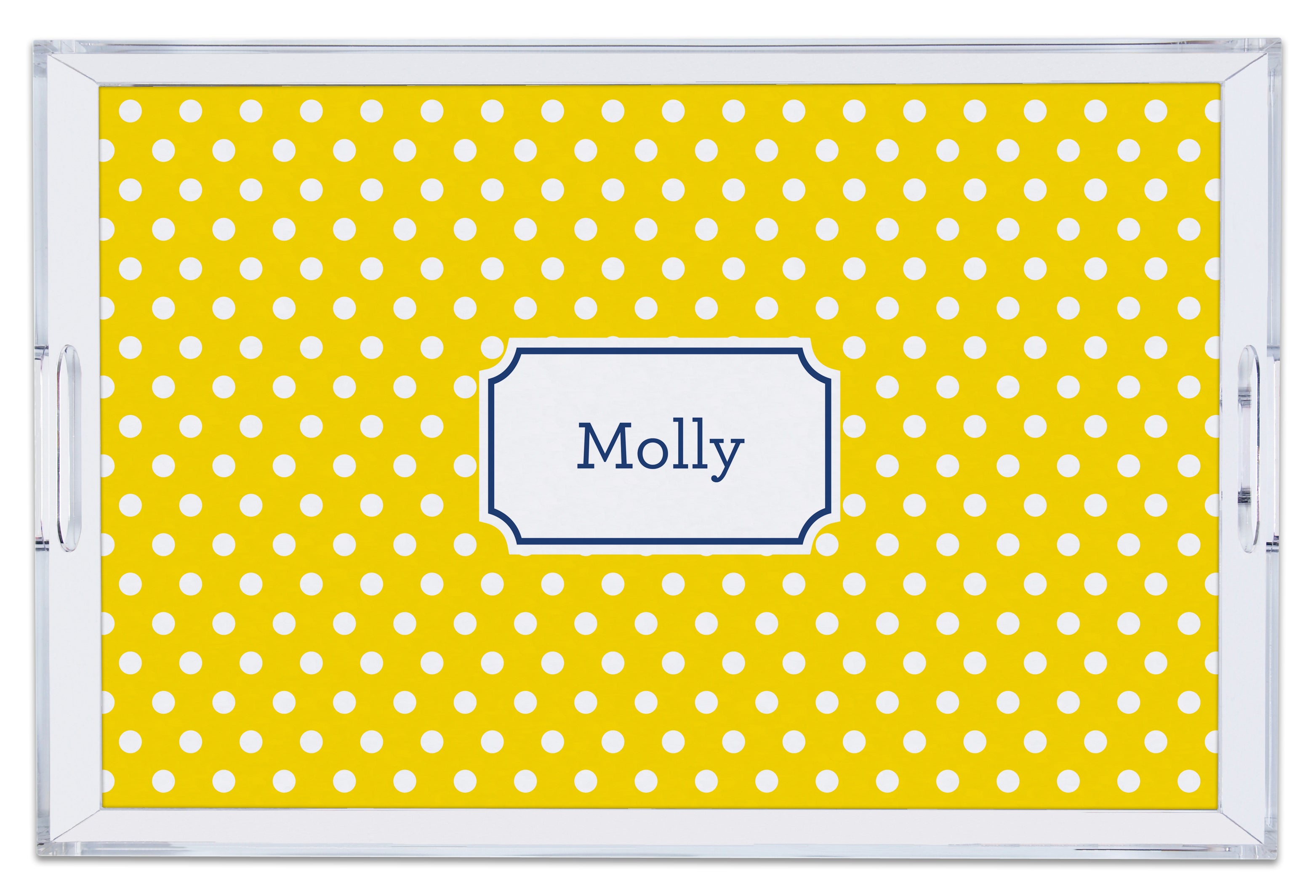 Large Acrylic Tray with Full Color Insert