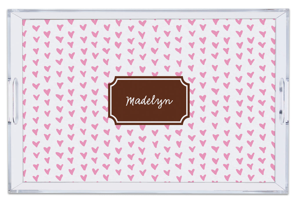Large Acrylic Tray with Full Color Insert