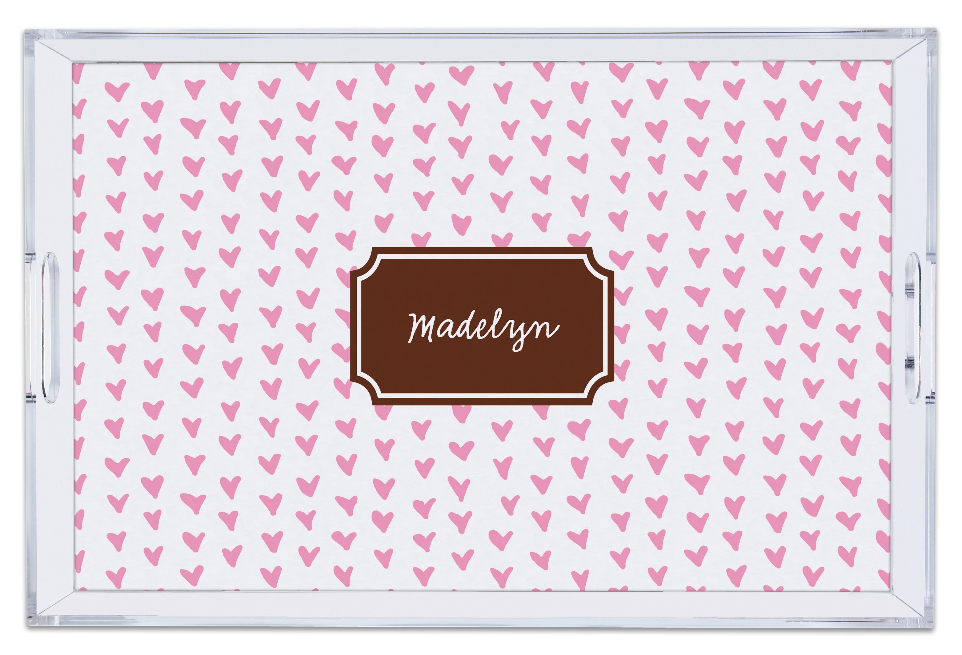 Large Acrylic Tray with Full Color Insert