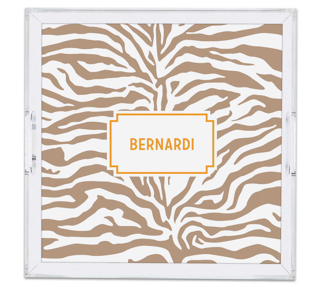 Square Large Acrylic Tray with Full Color Insert