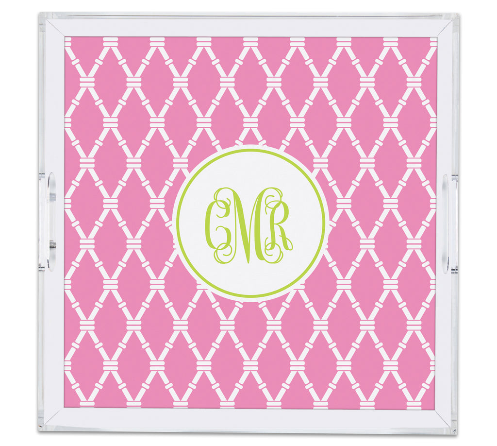 Square Large Acrylic Tray with Full Color Insert