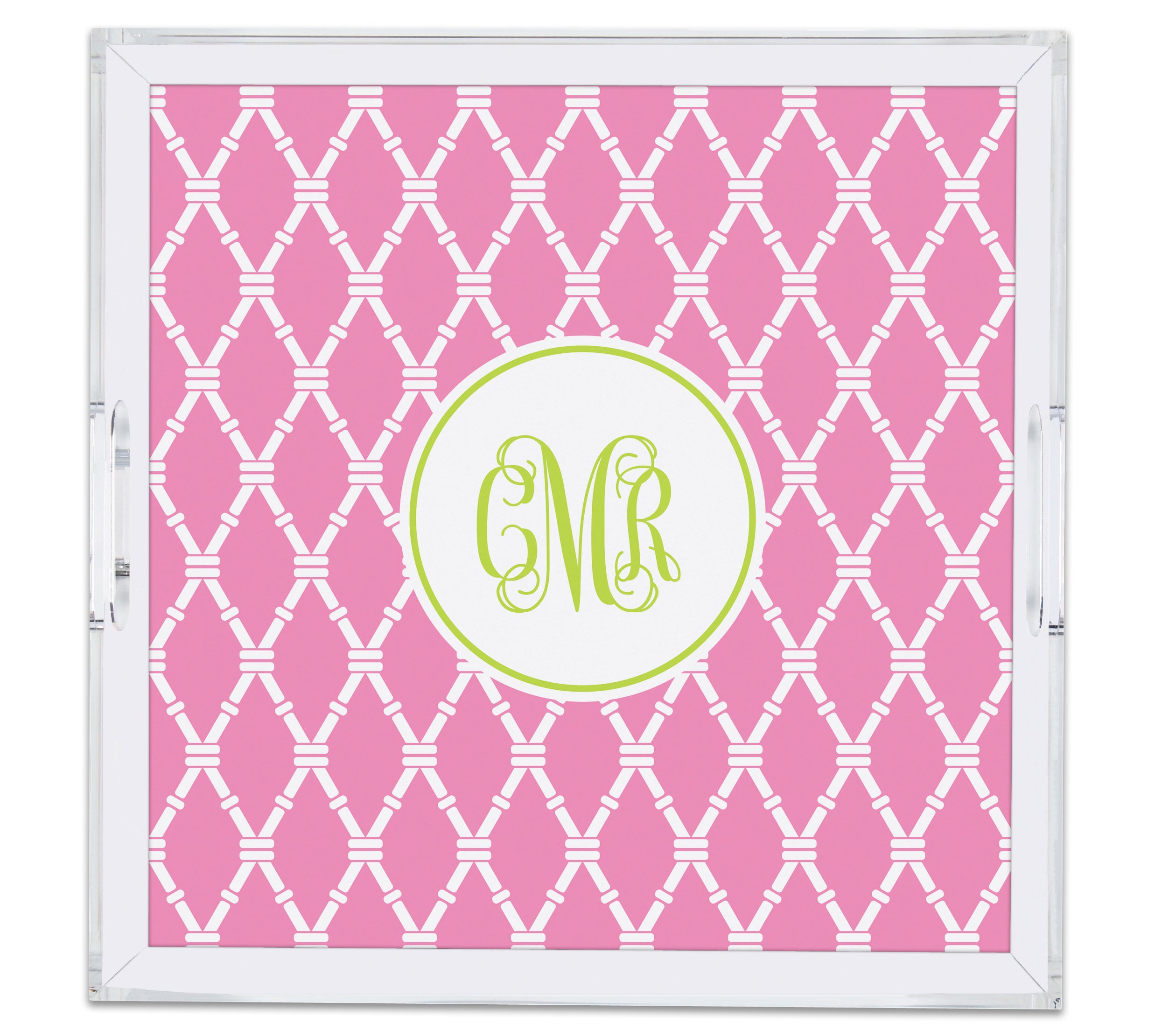 Square Large Acrylic Tray with Full Color Insert