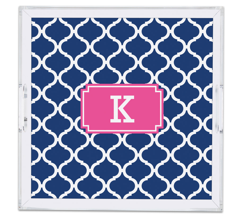 Square Large Acrylic Tray with Full Color Insert