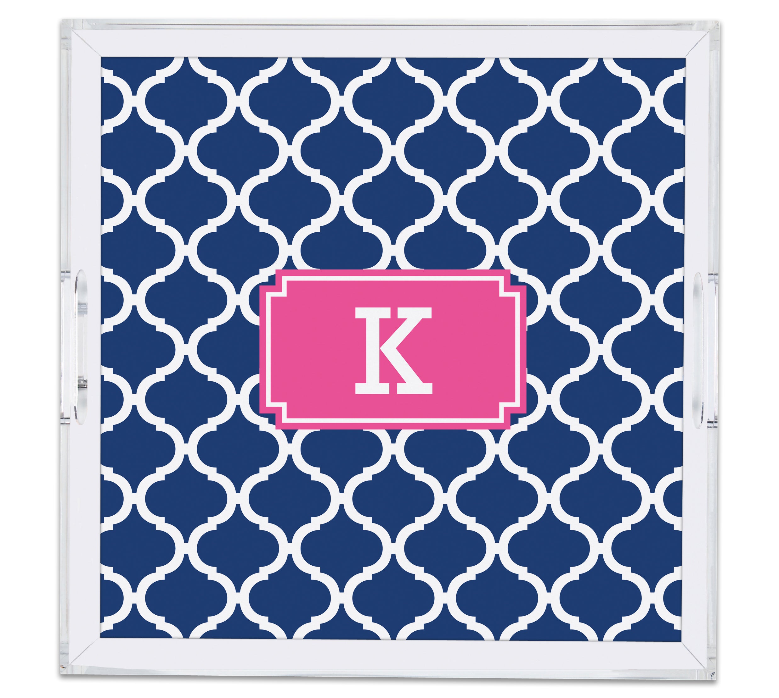 Square Large Acrylic Tray with Full Color Insert