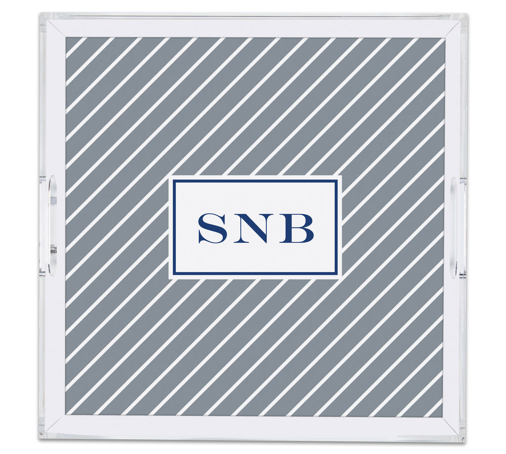 Square Large Acrylic Tray with Full Color Insert
