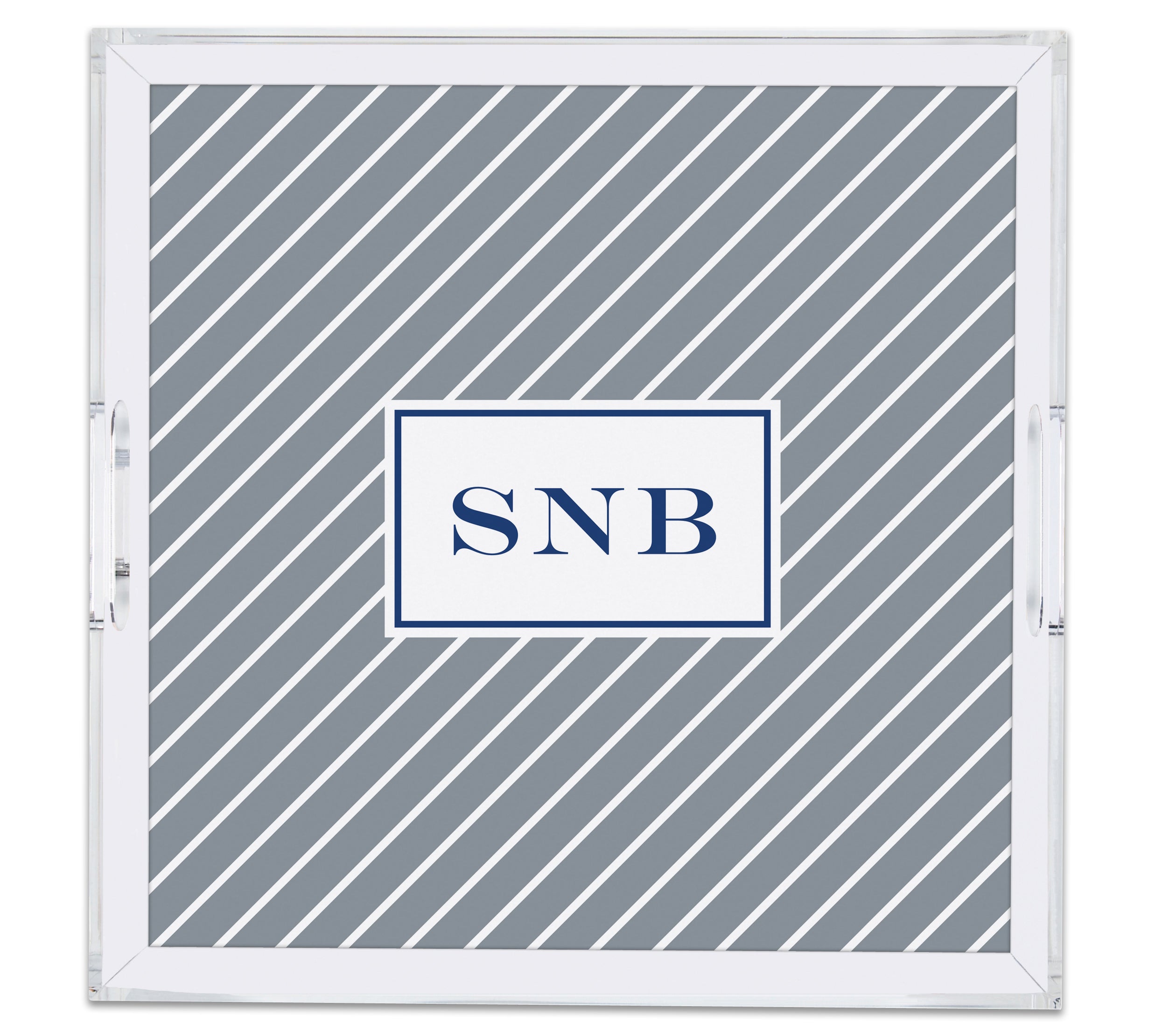 Square Large Acrylic Tray with Full Color Insert