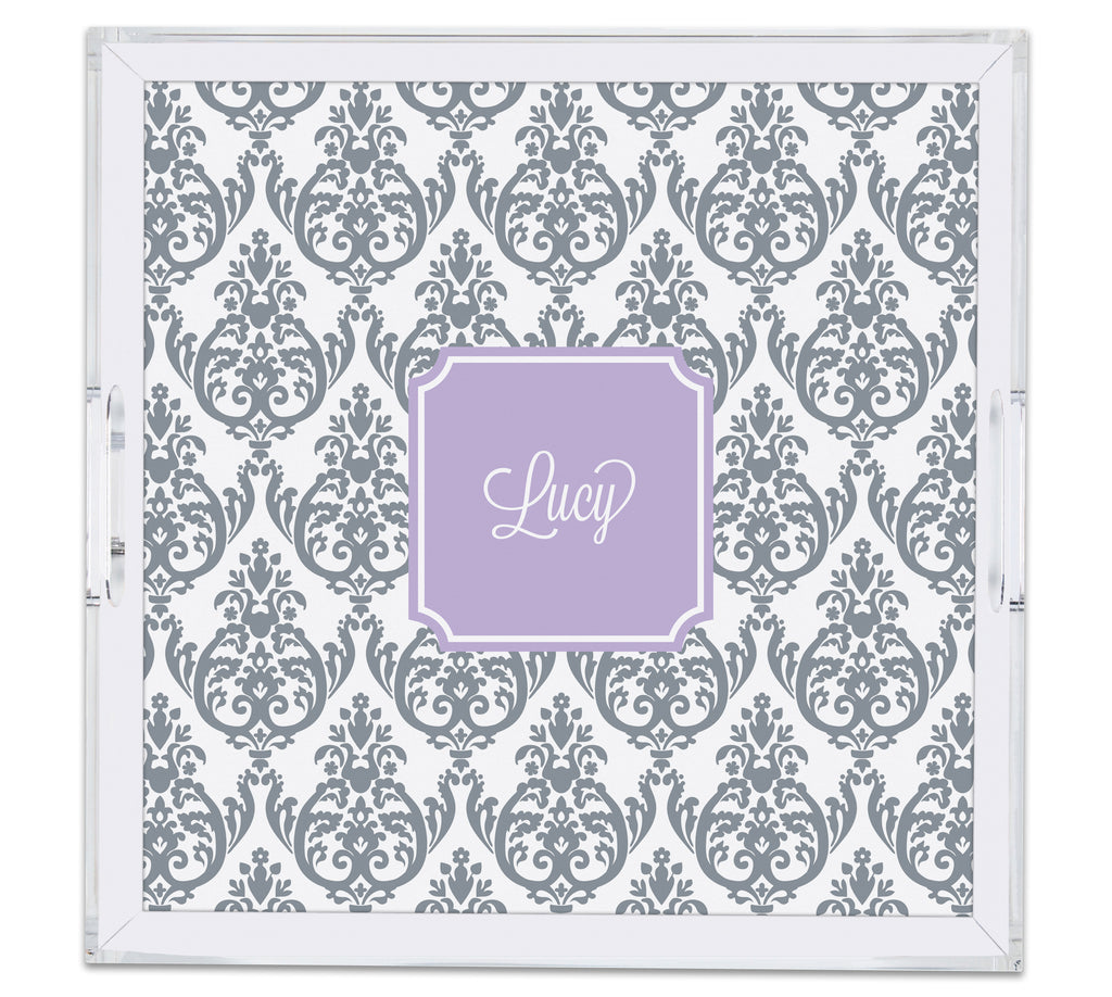 Square Large Acrylic Tray with Full Color Insert