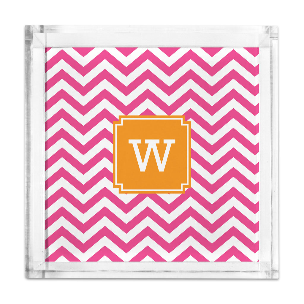 Square Petite Acrylic Tray with Full Color Insert