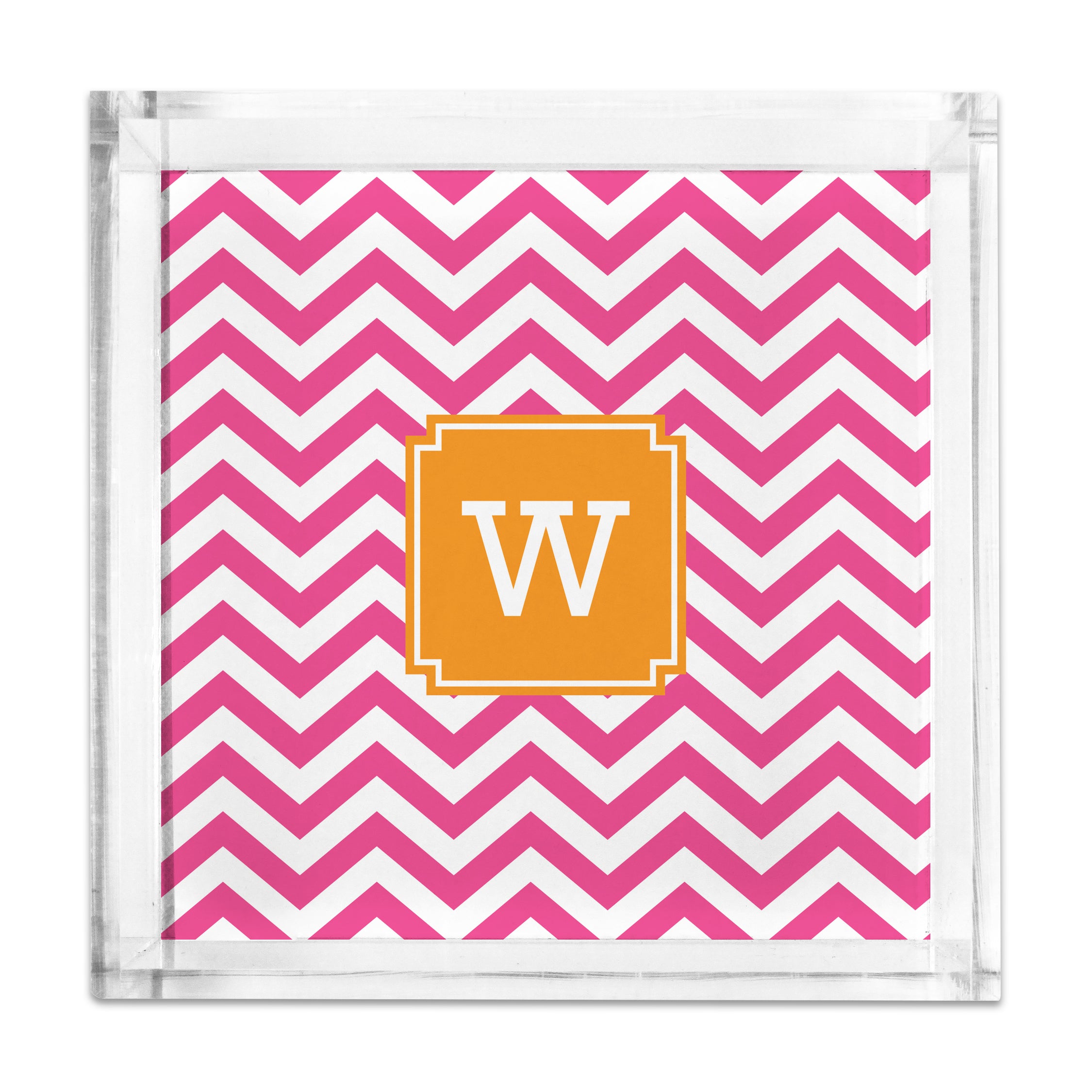 Square Petite Acrylic Tray with Full Color Insert