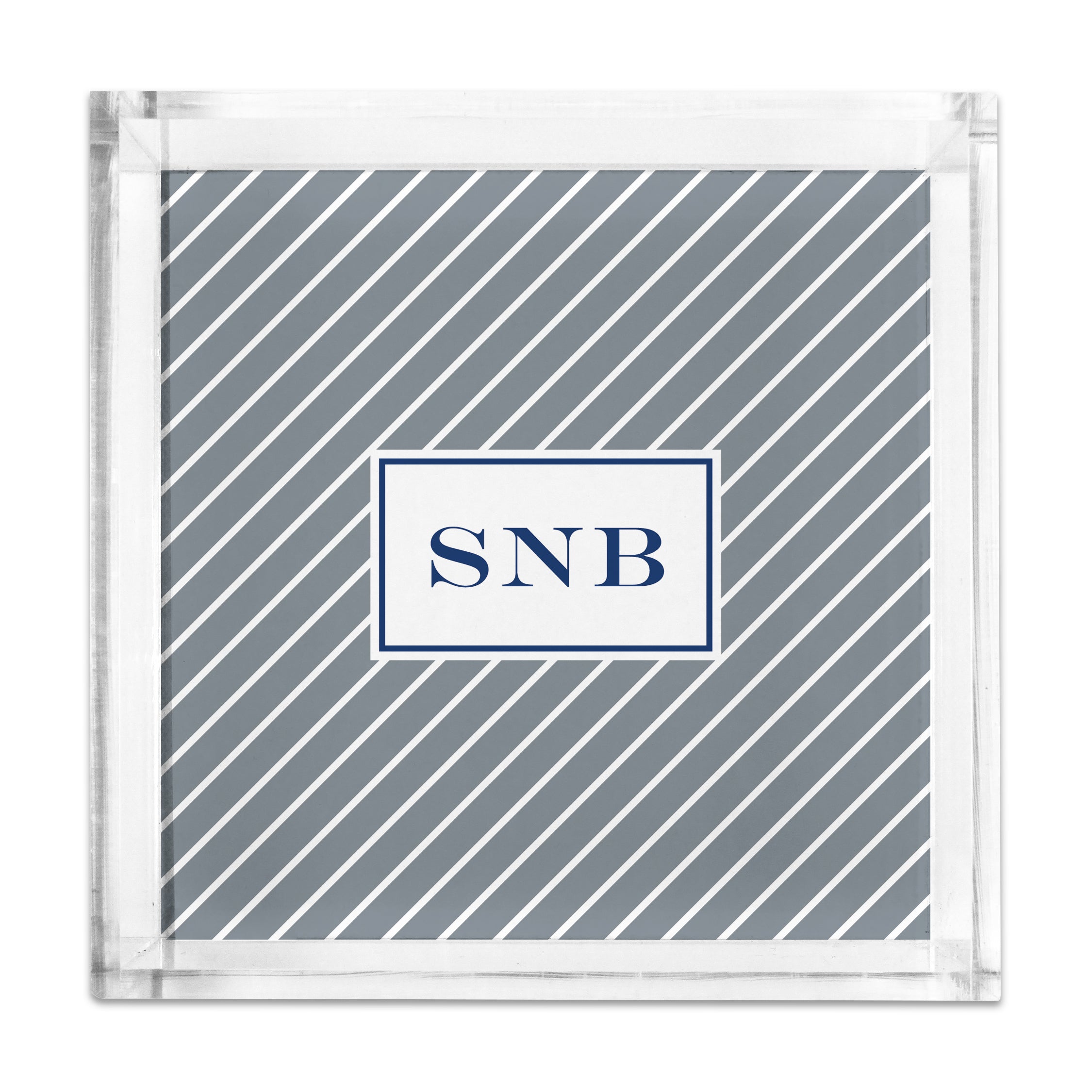 Square Petite Acrylic Tray with Full Color Insert