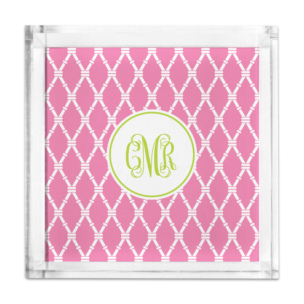 Square Petite Acrylic Tray with Full Color Insert