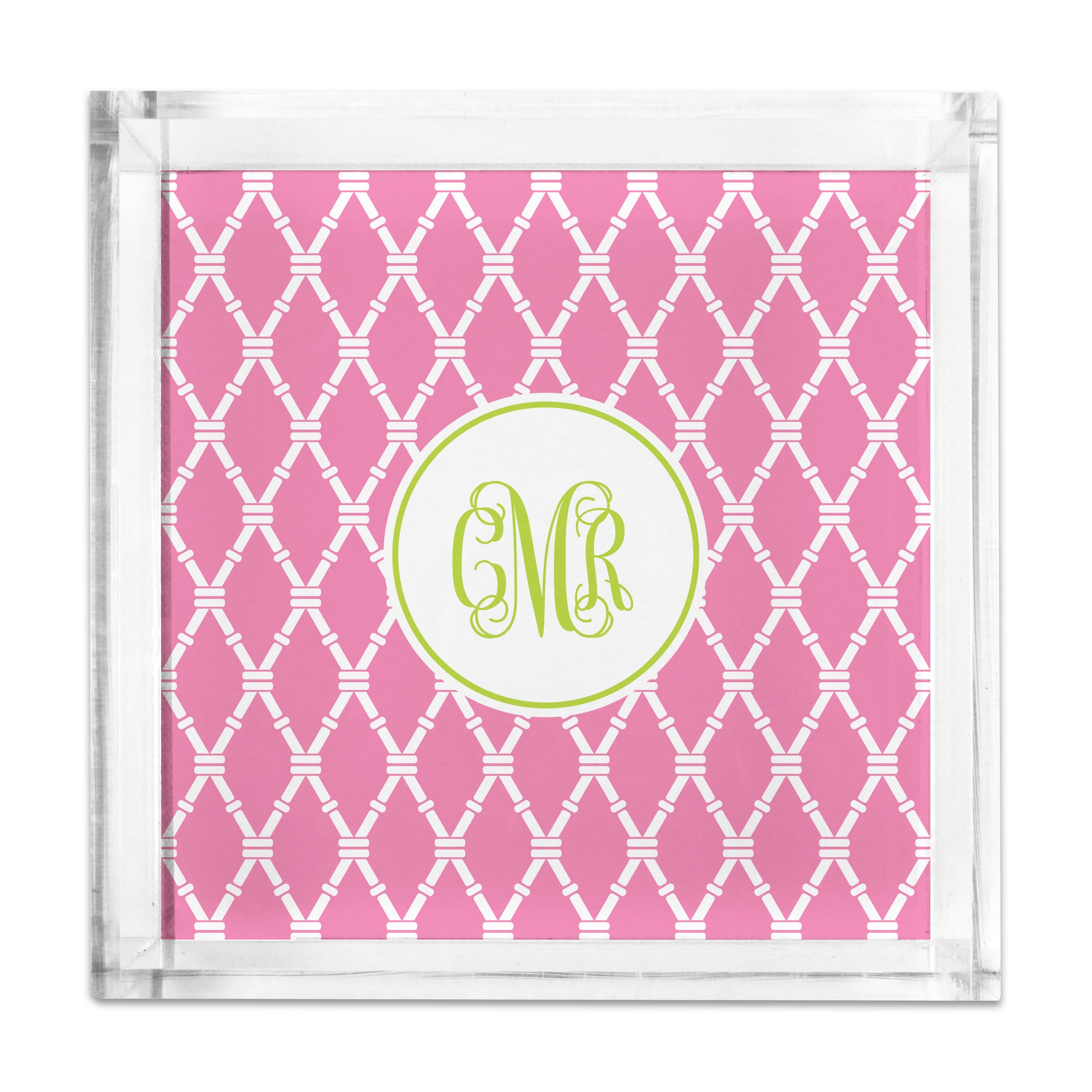Square Petite Acrylic Tray with Full Color Insert