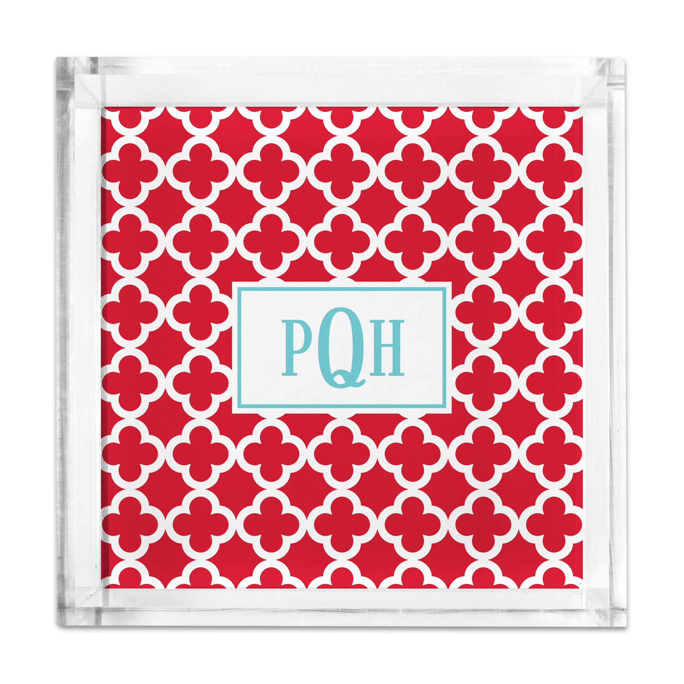 Square Petite Acrylic Tray with Full Color Insert