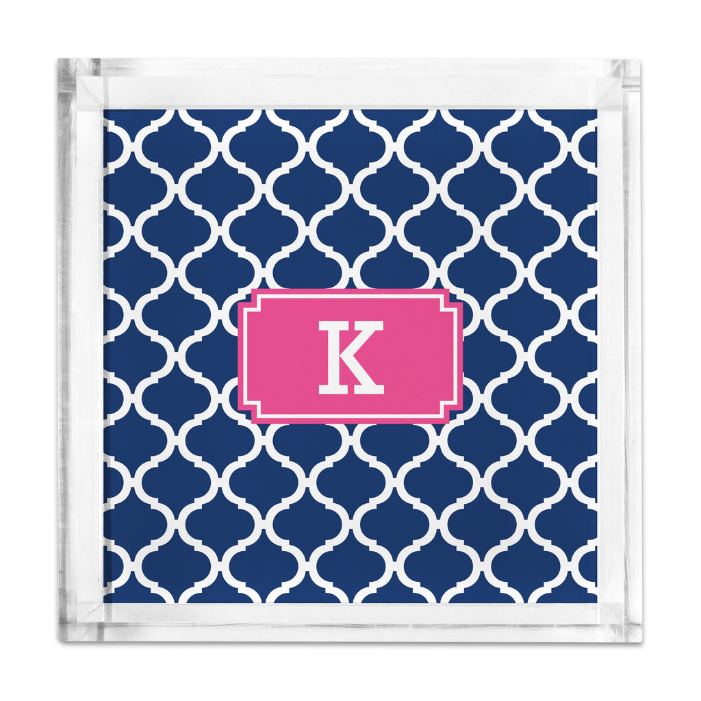 Square Petite Acrylic Tray with Full Color Insert