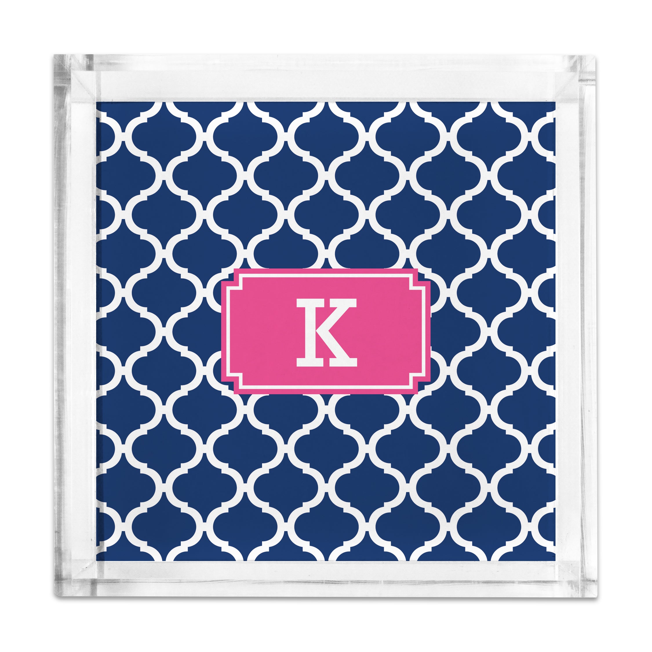 Square Petite Acrylic Tray with Full Color Insert