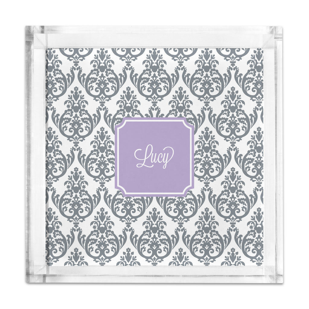 Square Petite Acrylic Tray with Full Color Insert