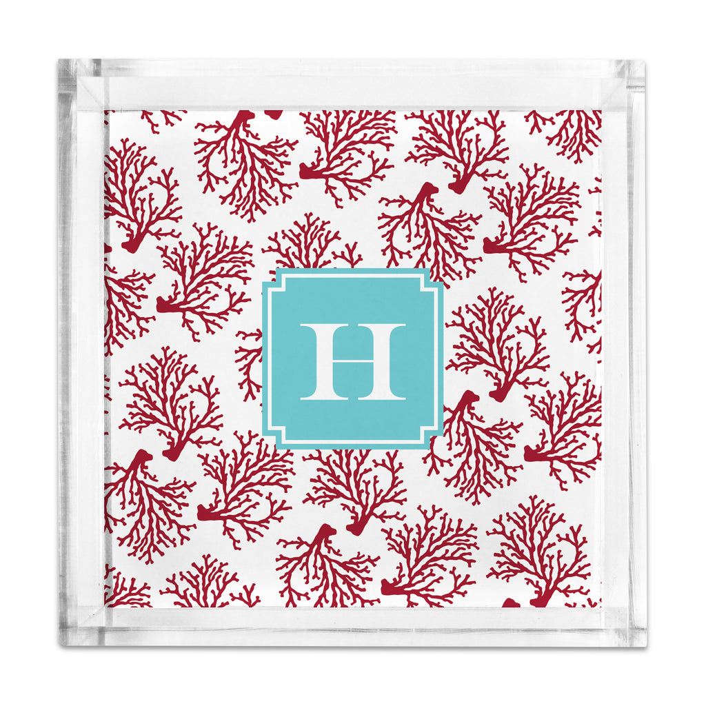 Square Petite Acrylic Tray with Full Color Insert