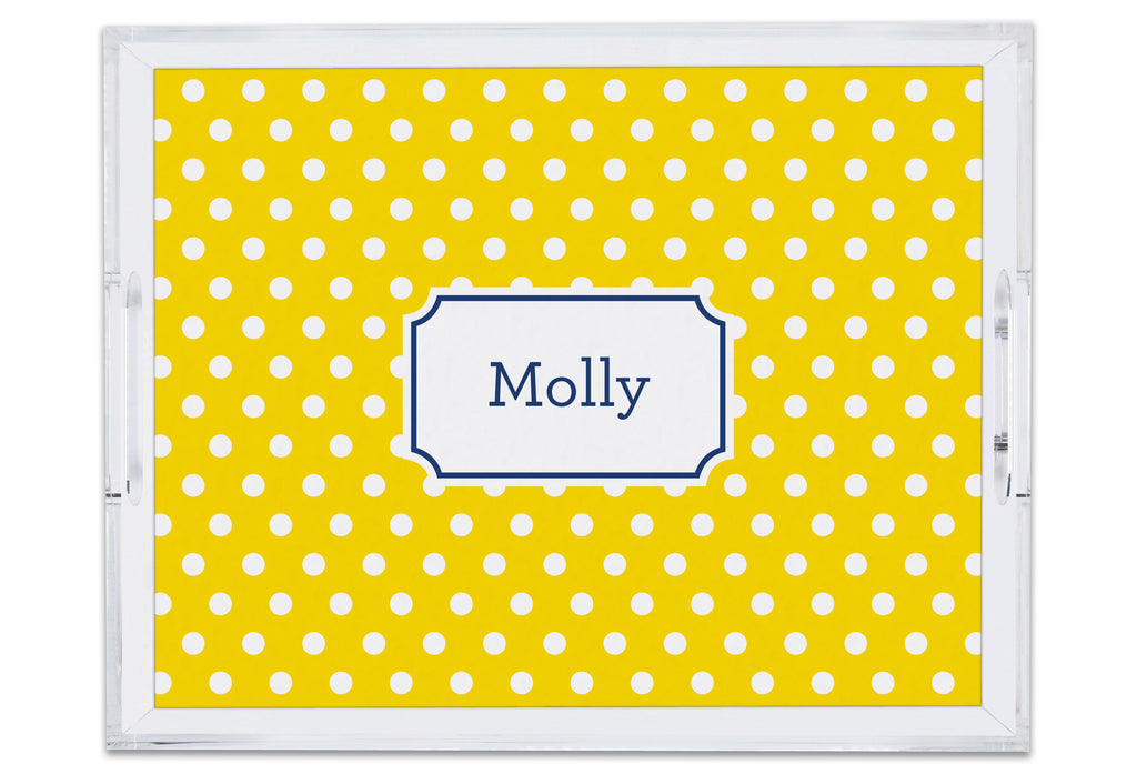 Small Acrylic Tray with Full Color Insert