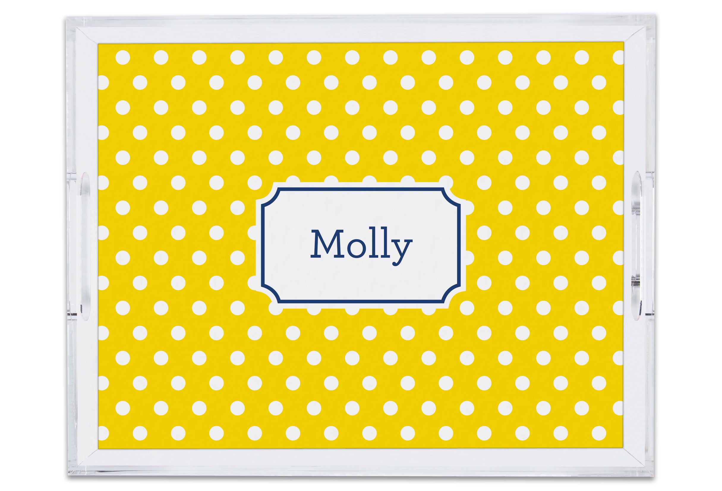 Small Acrylic Tray with Full Color Insert