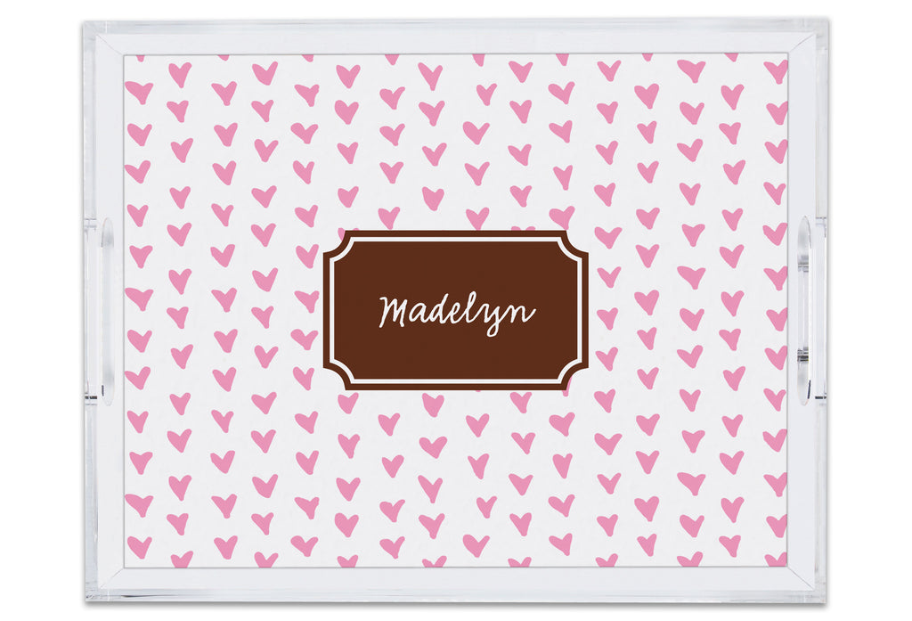 Small Acrylic Tray with Full Color Insert