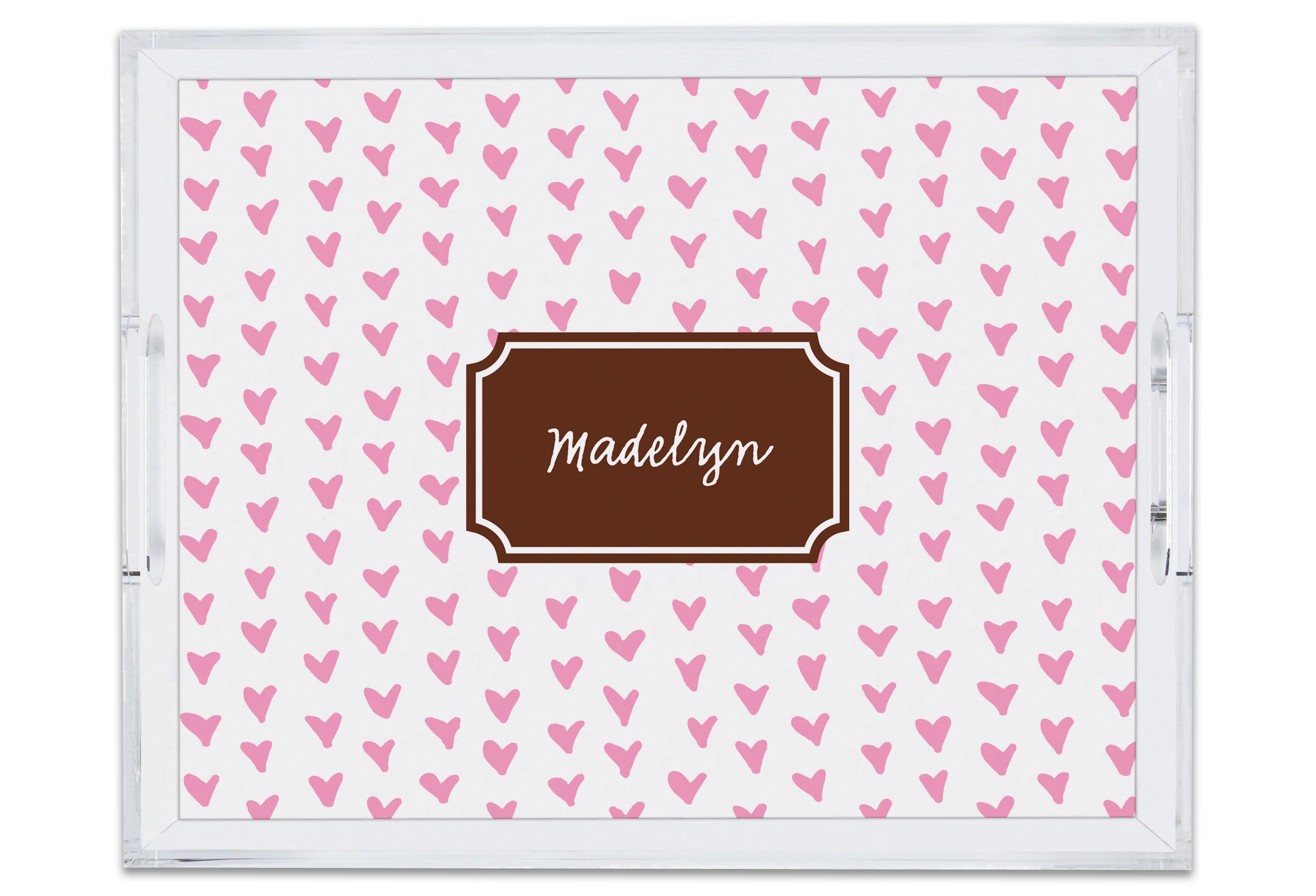 Small Acrylic Tray with Full Color Insert
