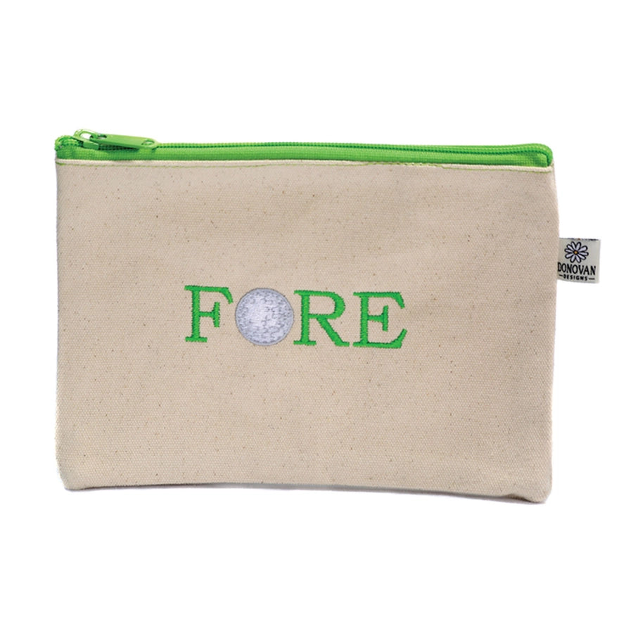 Fore Embroidered Little Bittie Bag