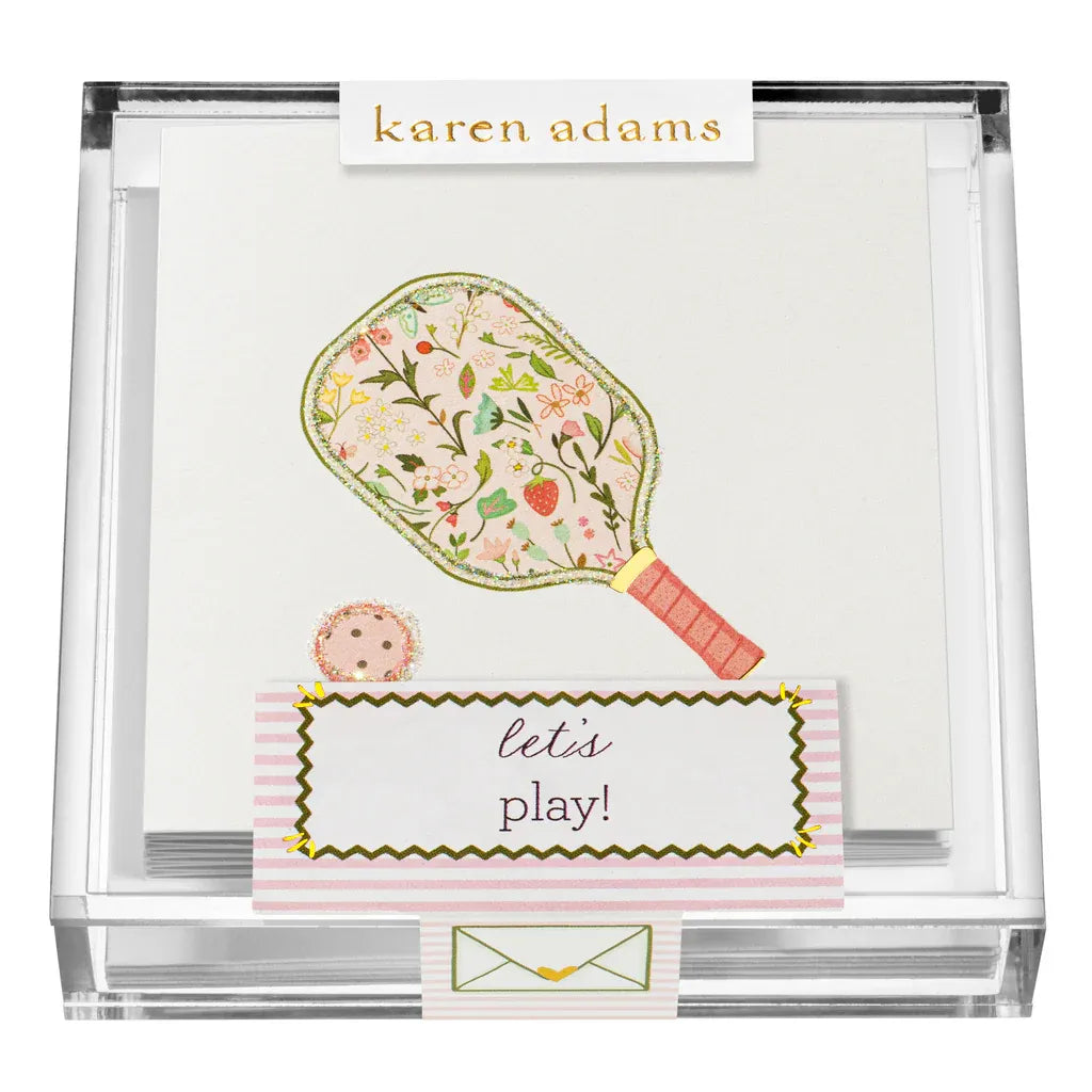 Pickleball Gift Enclosures in Acrylic Box