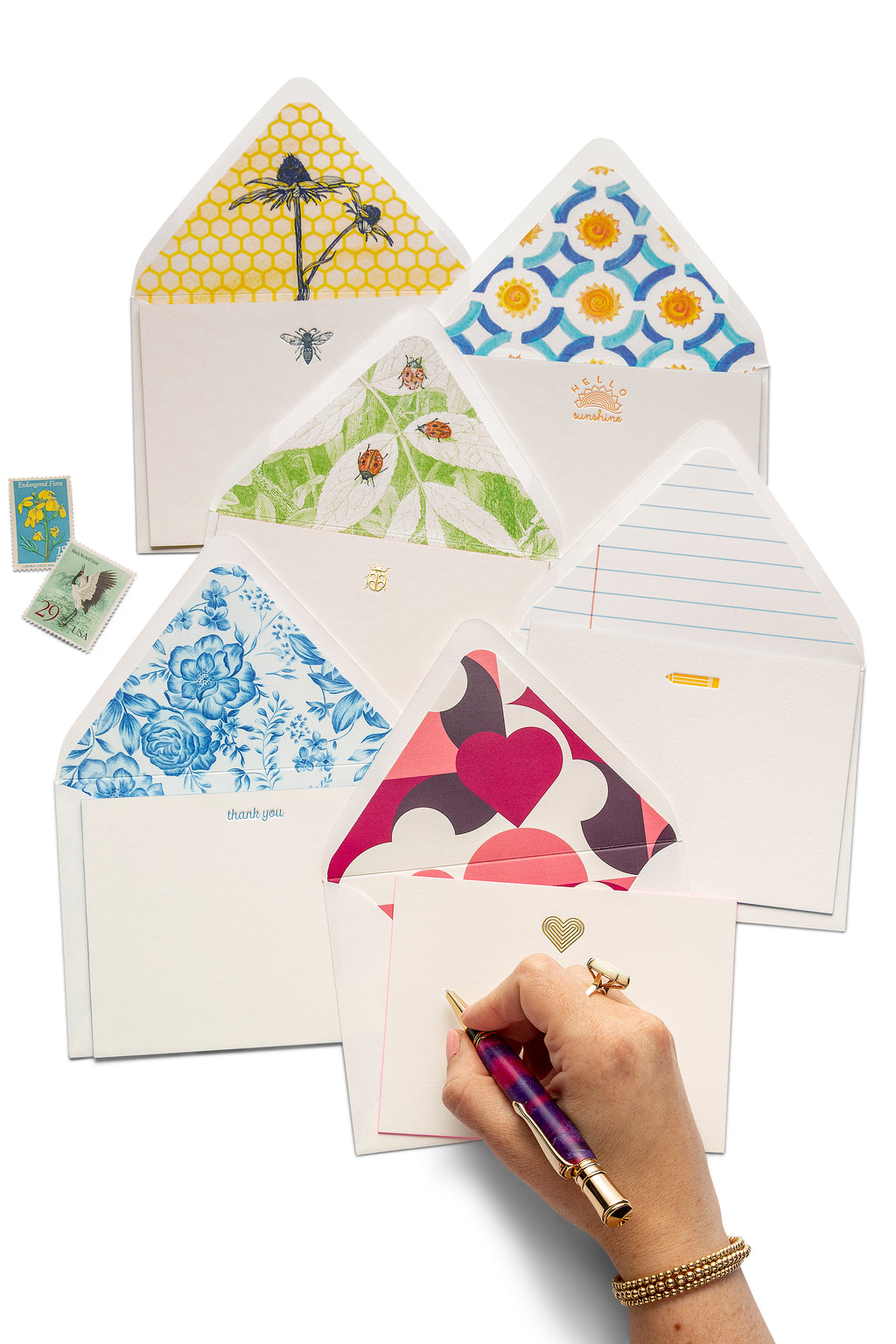 Fancy Pants Notecards | Blue Thank You