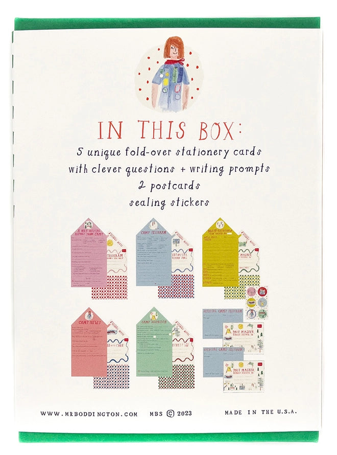 Letters from Camp - Writing Kit | Children Stationery