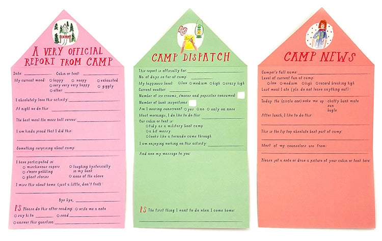 Letters from Camp - Writing Kit | Children Stationery