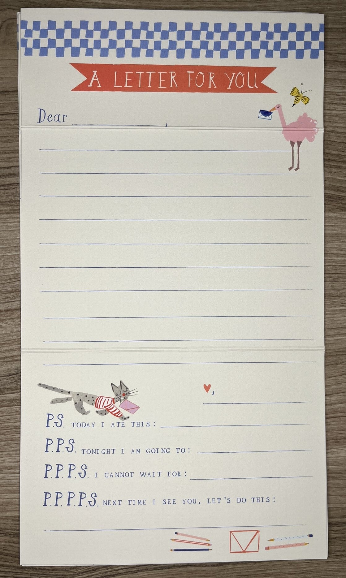 Animal Menagerie Stationery Kit | Children Stationery